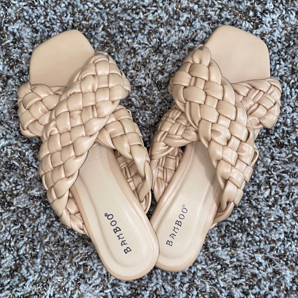 Braided sandals